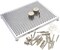 The Beadsmith, Wig Jig, Wig-A-Ma-Jig Deluxe, 4.5 x 5.5 inch Square jig, Includes 30 Metal pegs, Tool for Making Wire findings, Components and Jewelry Designs